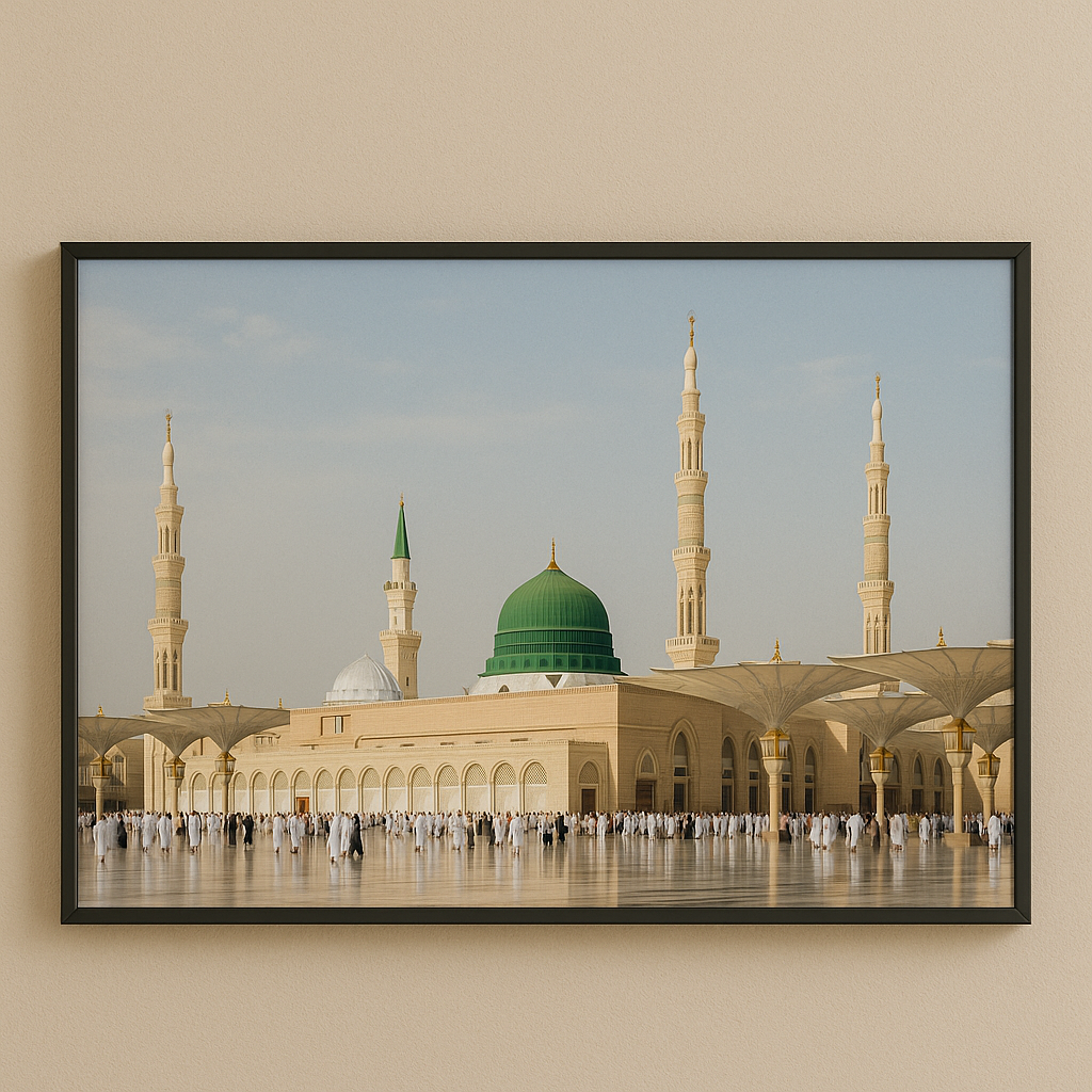10 Islamic Digital Wall Art Prints | A2 Landscape | Mosque & Spiritual Designs