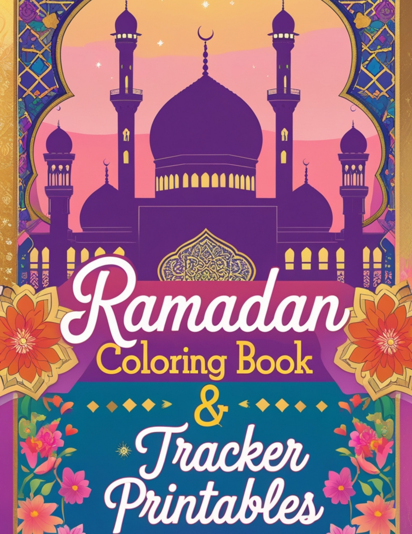 Ramadan Coloring Book & Tracker Printables Bundle
